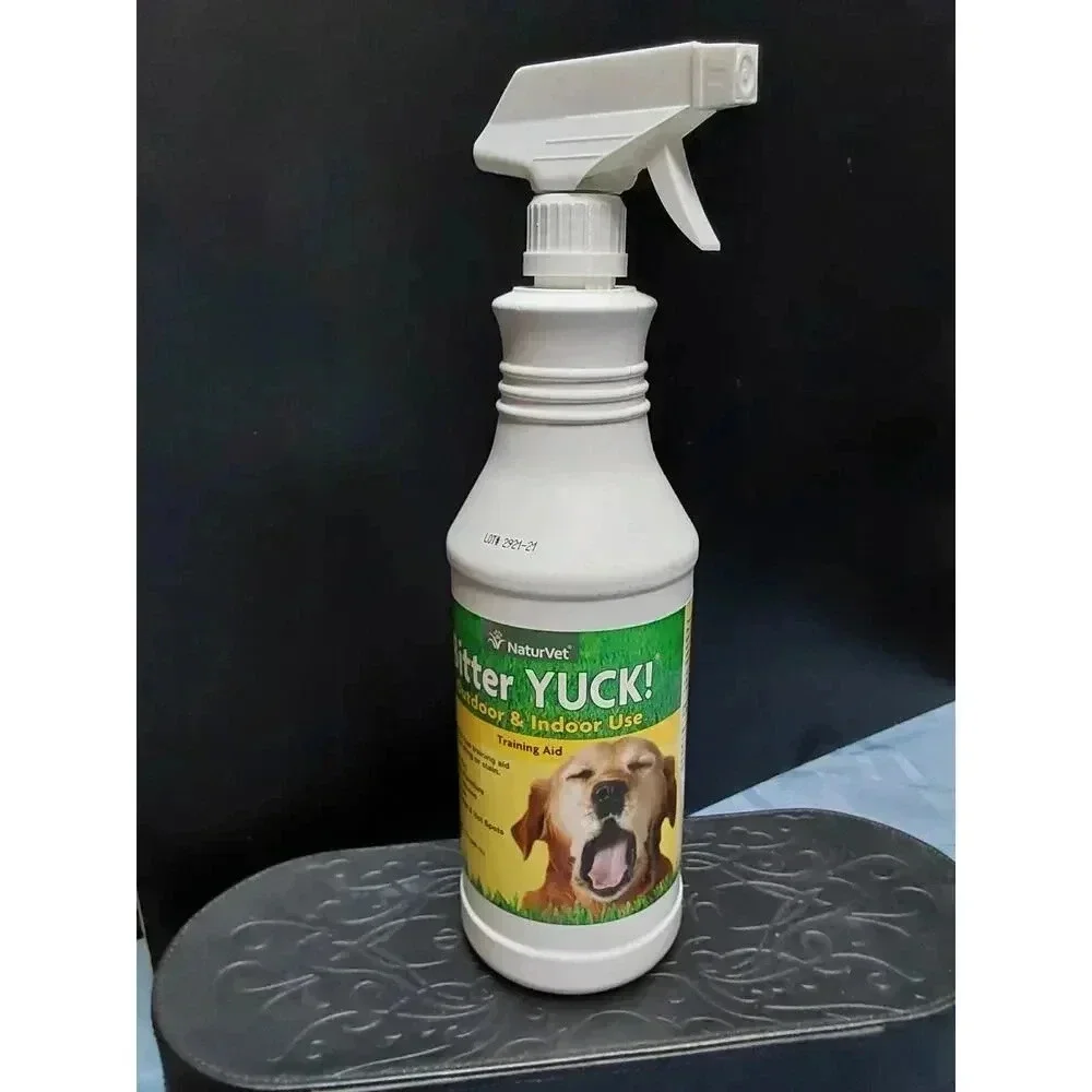 NaturVet Bitter YUCK No Chew Spray Dogs Cats & Horses water base 32 fl oz.